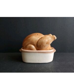 Kirklands Autumn Harvest Turkey Salt and Pepper Shaker Set Thanksgiving!!